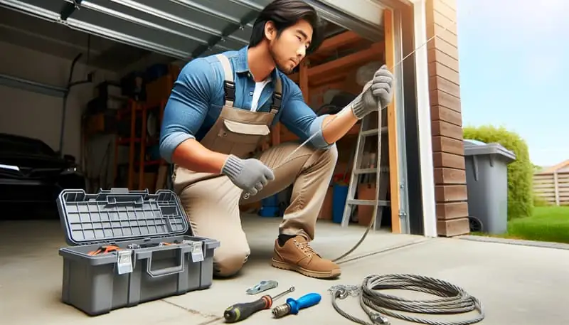 Garage Door Cable Repair — Greenwood