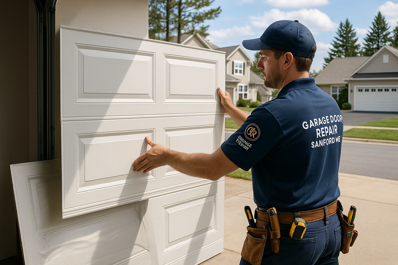 Garage Door Panel Replacement service in Revere