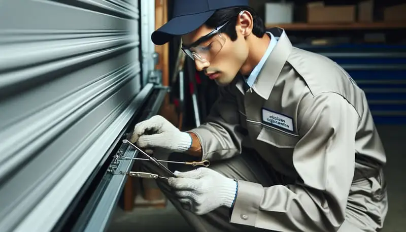 Garage Door Track Repair — Beacon Hill