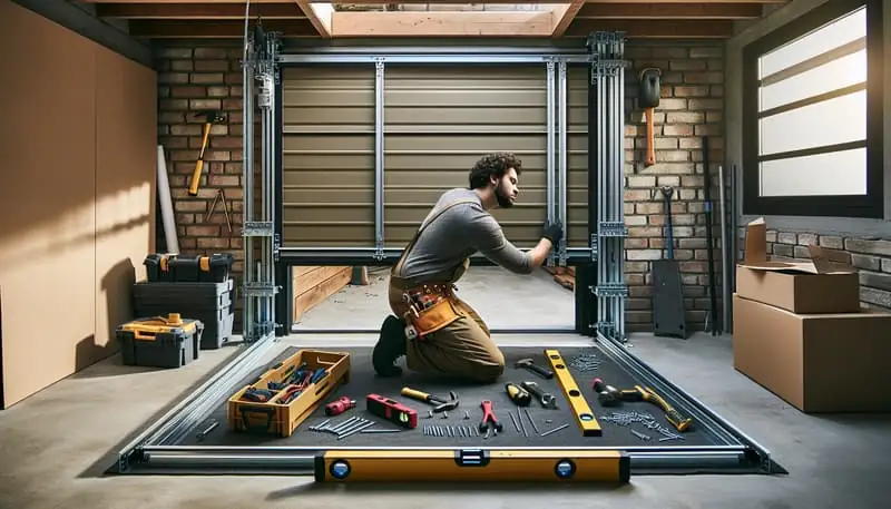 Garage Door Track Repair — Saugus